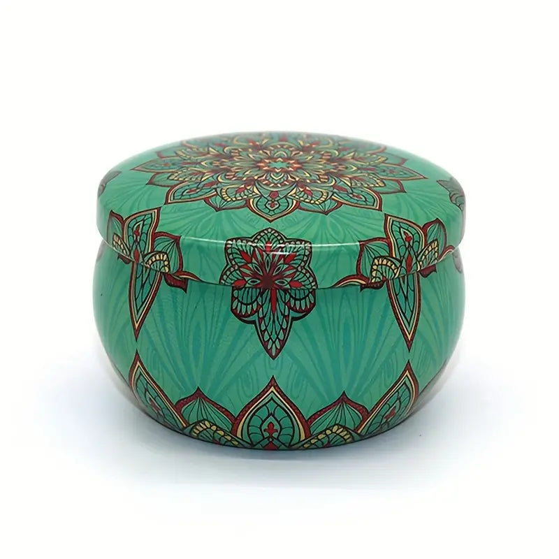 Candle in Metal Tin Boxes 4oz/ pack of 3 - Handmade Soy Wax Candle