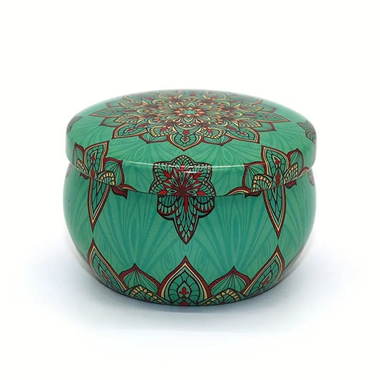 Candle in Metal Tin Boxes 4oz/ pack of 3 - Handmade Soy Wax Candle